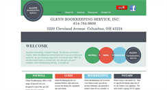 Desktop Screenshot of glennbookkeeping.com